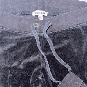 Juicy Couture Velour, Black Joggers